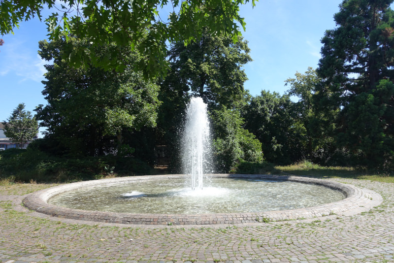Fountain at the gushing water