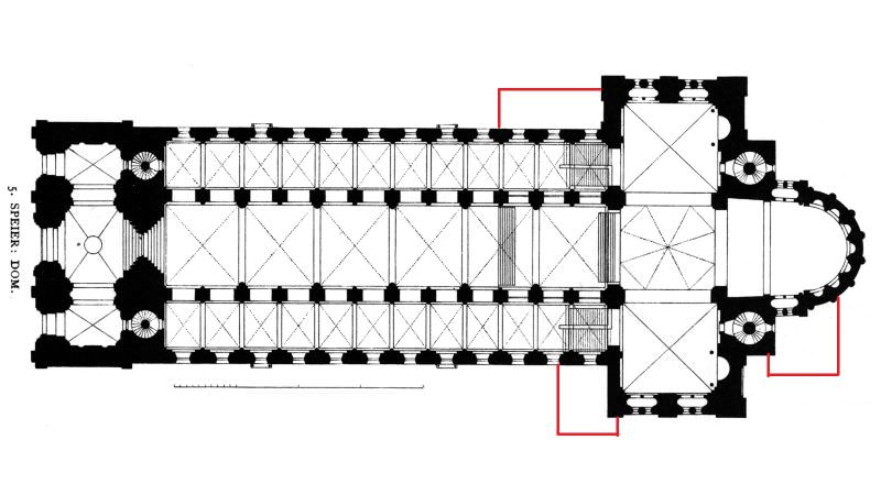 Speyer Cathedral- Floor Plan