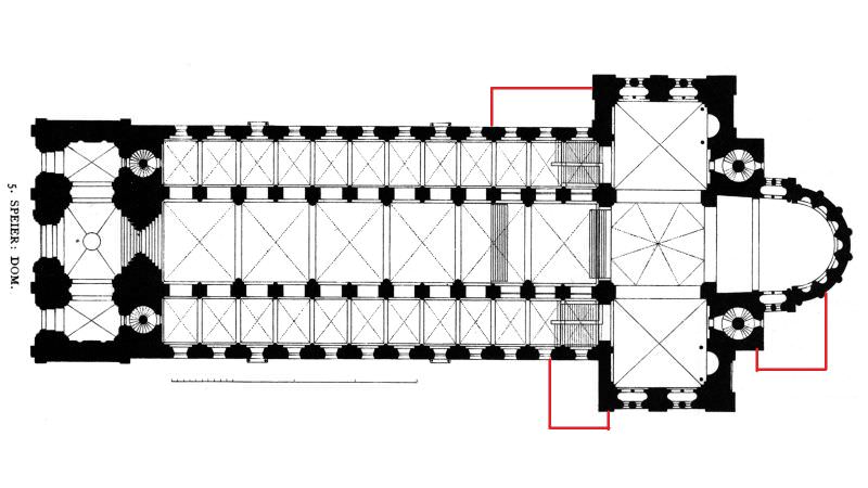 Speyerer Dom Grundriss