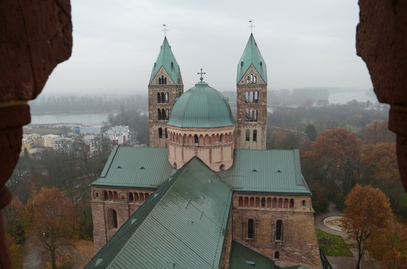 View over the eastern side towards the Rhine